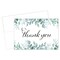 Great Papers! Elegant Eucalyptus Thank You Note Card and White Envelope, 4.875" x 3.375", 24 count